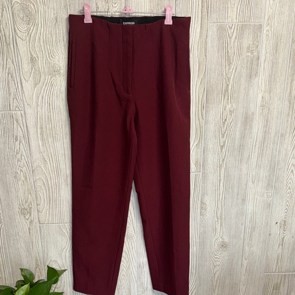Express Pants - Express Women's Burgundy Pants